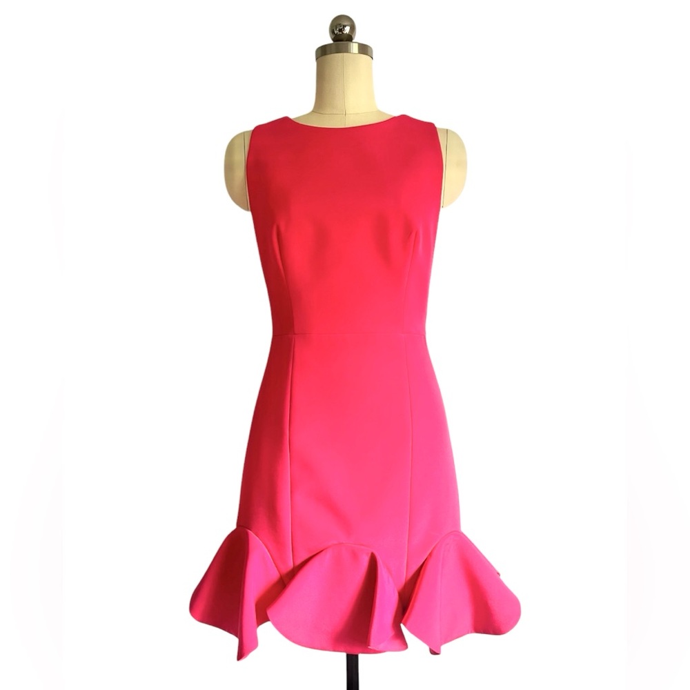 Finderskeepers Australia Hot Pink Cocktaildress W/Bubble Hem Woman’s Size XS NWT
